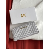 Жіночий гаманець Michael Kors білий великий Мішель Корс
