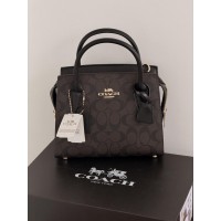 Женская сумка Coach Andrea Carryall коричневый через плече Коуч