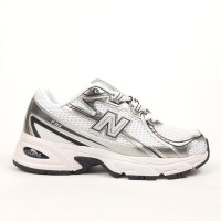 New Balance 740 белые с серебром и черным, Размер 38