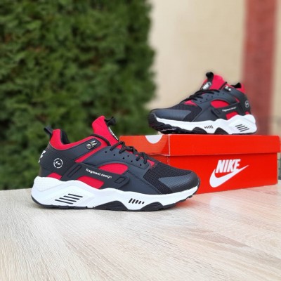 Nike Air Huarache x Fragment Design черный с красным, Размер 36