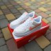 Nike Air Force 1 Shadow белые с серым с пудрой, Размер 36