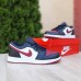 Nike Air Jordan білі з чорним з бордовим, Розмір 46