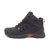 Adidas Climaproof HIGH Fur високі чорні з червоним, Розмір 42