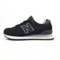 New Balance 574 чорні на білій, Розмір 36