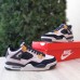 Nike AIR Jordan 4 Retro бежеві з чорним, Розмір 39