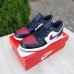 Nike Air Jordan білі з чорним з бордовим, Розмір 46