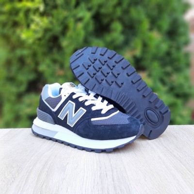 New Balance 574 Legacy чорні на білій (темно сіра N), Розмір 41