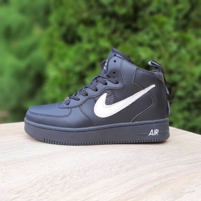 Nike A1r Force 1'82 Чорні з білим, Розмір 38