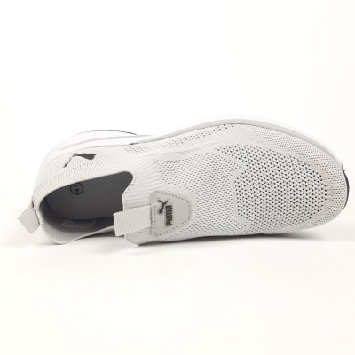 PUMA SOFTRIDE тапкие мокасины слипоны светло серые, Размер 43