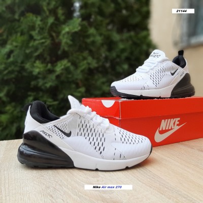 Nike Air max 270 белые с черным, Размер 38