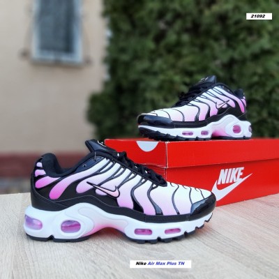 Nike Air Max Plus TN белые с черным и розовым, Размер 40