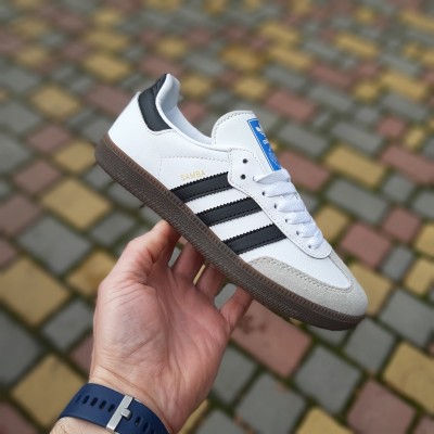 Adidas Samba OG Cloud White Core Black белые с черным, Размер 37