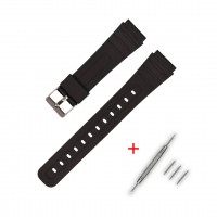 Ремінець для Casio G-Shock C-type 18mm Black SI Ремінець для Casio G-Shock C-type 18mm Black SI