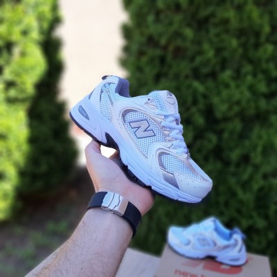 New Balance 530 білі з серебром, Розмір 40