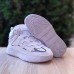 Adidas Niteball высокие белые с серым кожа, Размер 38