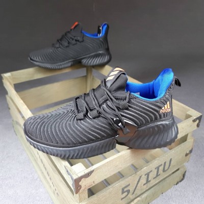 Adidas Alphabounce Instinct чорні з синім, Розмір 36