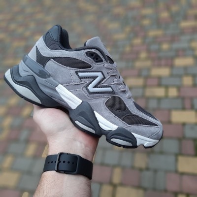 New Balance 9060 темно серые с серым, Размер 41