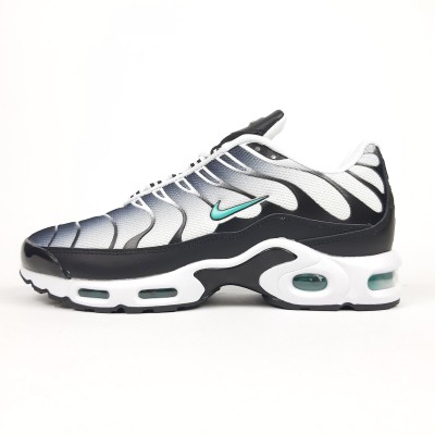 Nike Air Max Plus Sneakers TN білі з чорним та салатовим, Розмір 44 Nike Air Max Plus Sneakers TN білі з чорним та салатовим, Розмір 44