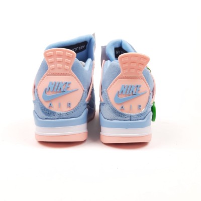 Nike AIR Jordan 4 Retro блакитні з пудрой, Розмір 40