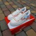 Nike Air Force 1 Shadow білі з блакитним і пудрою, Розмір 36