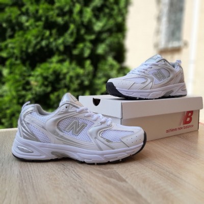 New Balance 530 білі з сріблом, Розмір 37