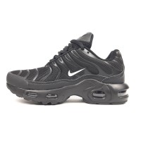 Nike Air Max TN plus чорні біла кома, Розмір 38