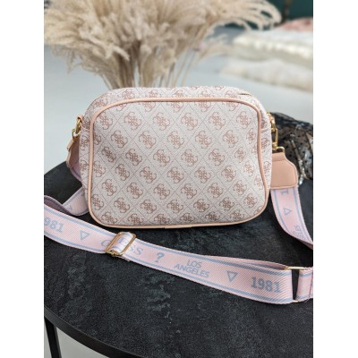 Сумка женская Guess розовый Гесс кросс-боди