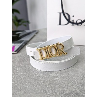 Жіночий ремінь пояс Christian Dior Крістіан Діор білий вузький Жіночий ремінь пояс Christian Dior Крістіан Діор білий вузький
