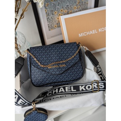 Сумка жіноча Michael Kors крос-боді 2 в 1 Майкл Корс синій Сумка жіноча Michael Kors крос-боді 2 в 1 Майкл Корс синій