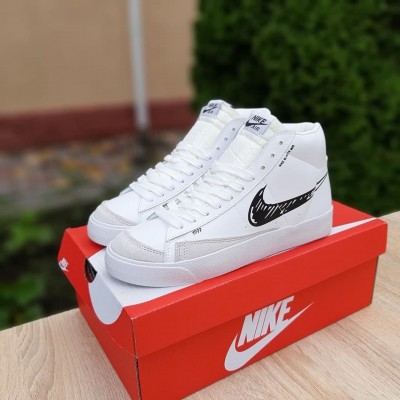Nike Blazer Mid 77 білі з чорним, Розмір 37
