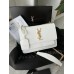 Женская сумка клатч Yves Saint Laurent YSL Ив Сен Лоран белый