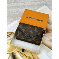 Жіночий гаманець Louis Vuitton коричневий + коричневий конверт міні Луї Віттон