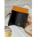 Жіночий гаманець Louis Vuitton коричневий + чорний конверт міні Луї Віттон