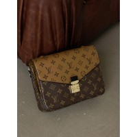 Сумка Луи Витон  метис коричневый моногам Louis Vuitton Pochette Metis