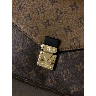 Сумка Луї Вітон метис коричневий моногам Louis Vuitton Pochette Metis