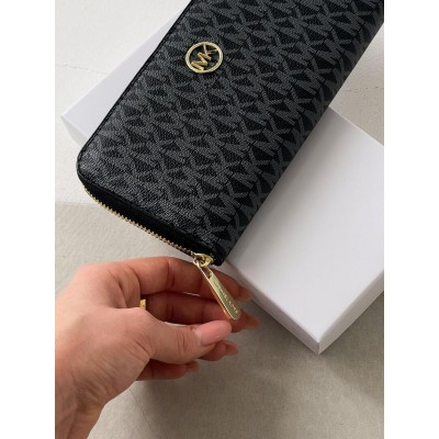 Гаманець Michael Kors, Майкл Корс жіночий великий чорний