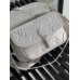 Жіноча сумка Louis Vuitton Diane Empreinte крос боді білий стьобаний Луї Віттон