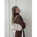 Жіноча сумка Louis Vuitton Diane Empreinte крос боді білий стьобаний Луї Віттон