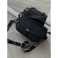 Женская сумка Louis Vuitton Diane Empreinte кросс боди черный стеганый Луи Виттон