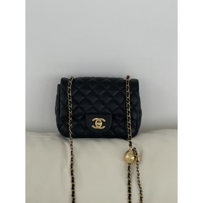 Сумка жіноча клатч через плече Chanel Classic Шанель чорний міні Сумка жіноча клатч через плече Chanel Classic Шанель чорний міні
