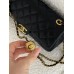 Сумка жіноча клатч через плече Chanel Classic Small Flap Bag Шанель чорний класичний