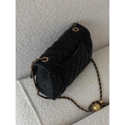 Сумка жіноча клатч через плече Chanel Classic Small Flap Bag Шанель чорний класичний