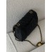 Сумка жіноча клатч через плече Chanel Classic Small Flap Bag Шанель чорний класичний