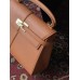 Сумка жіноча JW PEI Elise Large Top Handle Bag коричневий золото міні через плече