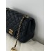 Сумка жіноча клатч через плече Chanel Classic Шанель чорний міні