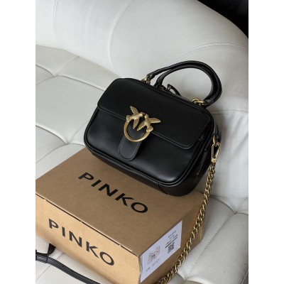 Жіноча сумка Pinko Love Mini Square Simply чорний через плече Пінко (PREMIUM) Жіноча сумка Pinko Love Mini Square Simply чорний через плече Пінко (PREMIUM)