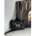Жіноча сумка Pinko Mini Puff Sea Jewels Bag чорний через плече Пінко ( PREMIUM)