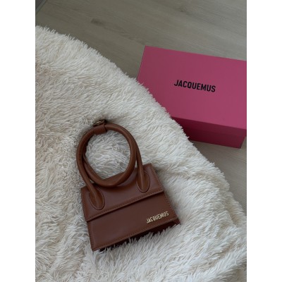 Сумка жіноча Jacquemus Le Chiquito Noeud коричневий клатч Жакмюс Premium Сумка жіноча Jacquemus Le Chiquito Noeud коричневий клатч Жакмюс Premium