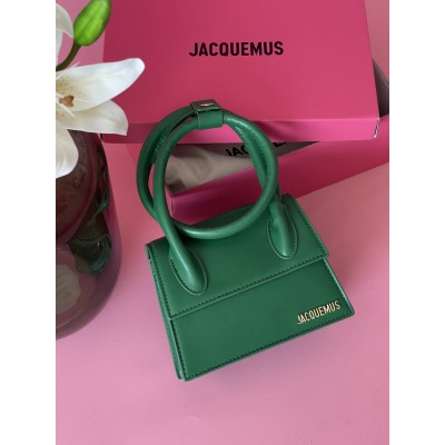 Сумка жіноча Jacquemus Le Chiquito Noeud зелений клатч Жакмюс Premium Сумка жіноча Jacquemus Le Chiquito Noeud зелений клатч Жакмюс Premium