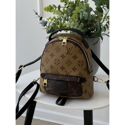 Жіночий рюкзак Louis Vuitton Palm Springs Mini коричневий монограм Луї Віттон Жіночий рюкзак Louis Vuitton Palm Springs Mini коричневий монограм Луї Віттон